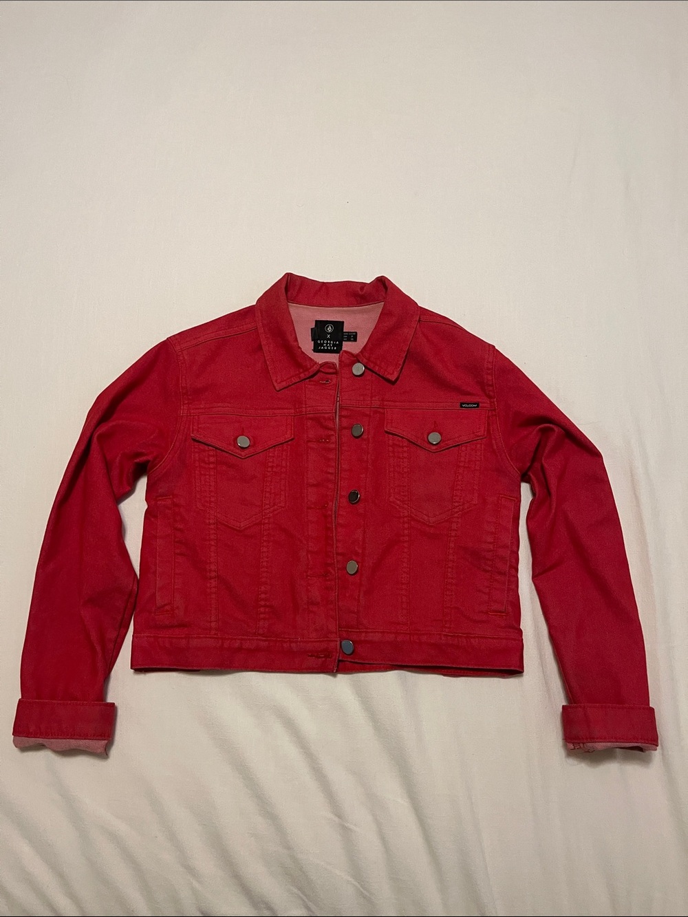 Red Denim Jacket